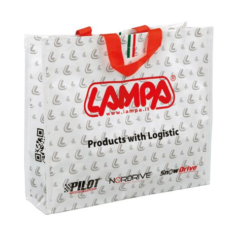 ΤΣΑΝΤΑ ΧΑΡΤΙΝΗ ΔΙΑΦΗΜΙΣΤΙΚΗ ΜΕ ΛΑΒΕΣ LAMPA (S) 400x350x100mm Auto Moto Tyres 