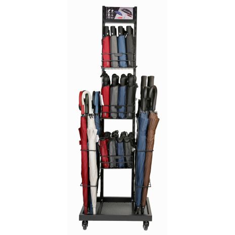 ΣΤΑΝΤ ΓΙΑ ΟΜΠΡΕΛΕΣ ΜΟΝΗΣ ΠΡΟΒΟΛΗΣ 60 ΘΕΣΕΩΝ ΓΙΑ 24 ΜΠΑΣΤΟΥΝΙ & 36 ΣΠΑΣΤΕΣ ΟΜΠΡΕΛΕΣ 50 x 34,5 x 160 cm ΧΩΡΙΣ ΟΜΠΡΕΛΕΣ LAMPA - 1 ΤΕΜ. Auto Moto Tyres 