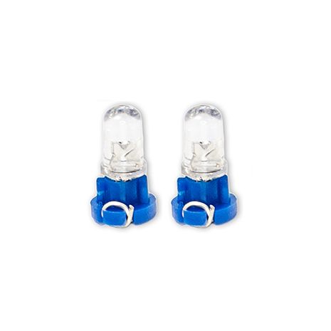 ΛΑΜΠΑΚΙΑ LED T3 12V LED 6.000K ΜΠΛΕ ΦΩΣ 8mm DGA - 2ΤΕΜ. Auto Moto Tyres 