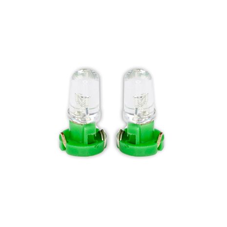 ΛΑΜΠΑΚΙΑ LED T3 12V LED 6.000K ΠΡΑΣΙΝΟ ΦΩΣ 8mm DGA - 2ΤΕΜ. Auto Moto Tyres 