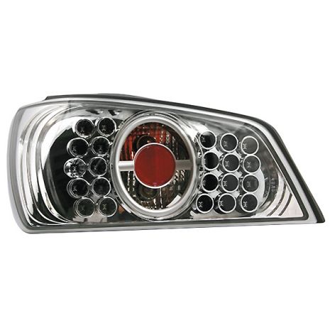 ΠΙΣΙΝΑ ΦΑΝΑΡΙΑ PEUGEOT 306 5/1993-7/2001 CHROME+LED Auto Moto Tyres 