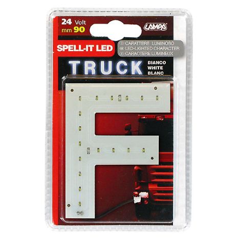 ΓΡΑΜΜΑ F ΛΕΥΚΟ 24V LED Auto Moto Tyres 