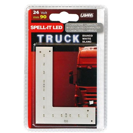 ΓΡΑΜΜΑ L ΛΕΥΚΟ 24V LED Auto Moto Tyres 