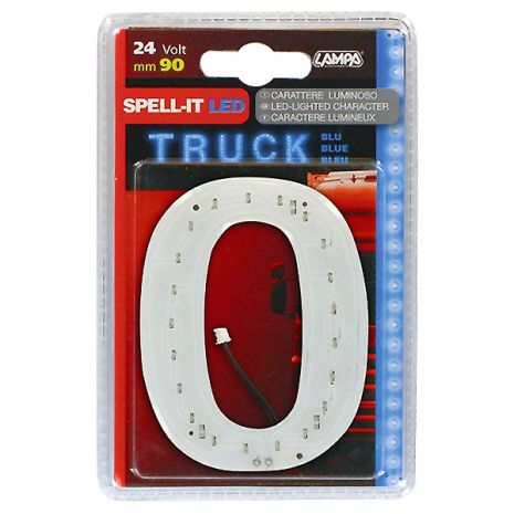ΑΡΙΘΜΟΣ 0 ΜΠΛΕ 24V LED Auto Moto Tyres 