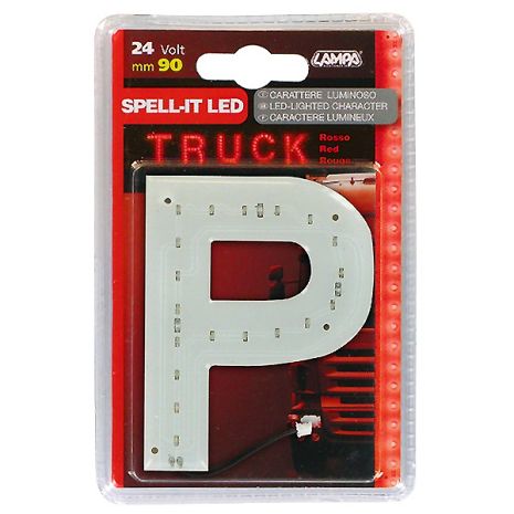 ΓΡΑΜΜΑ P ΚΟΚΚΙΝΟ 24V LED Auto Moto Tyres 