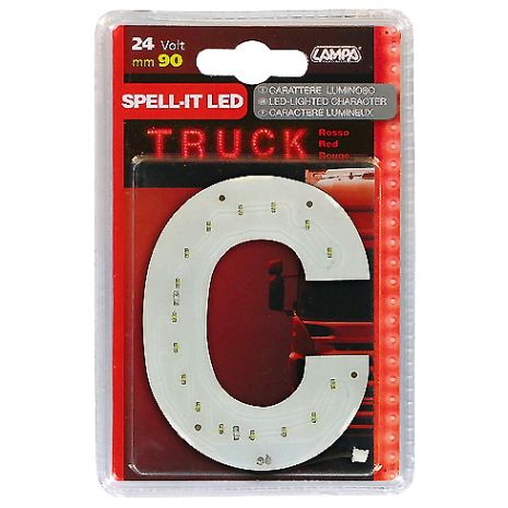 ΓΡΑΜΜΑ C ΚΟΚΚΙΝΟ 24V LED Auto Moto Tyres 