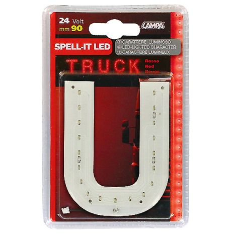 ΓΡΑΜΜΑ U ΚΟΚΚΙΝΟ 24V LED Auto Moto Tyres 