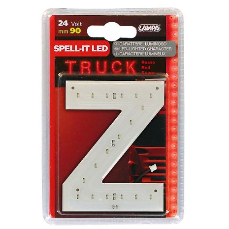 ΓΡΑΜΜΑ Ζ ΚΟΚΚΙΝΟ 24V LED Auto Moto Tyres 