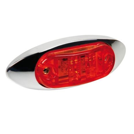 ΦΩΣ ΦΟΡΤΗΓΟΥ 2LED ΚΟΚΚΙΝΟ 24V 100mm Auto Moto Tyres 