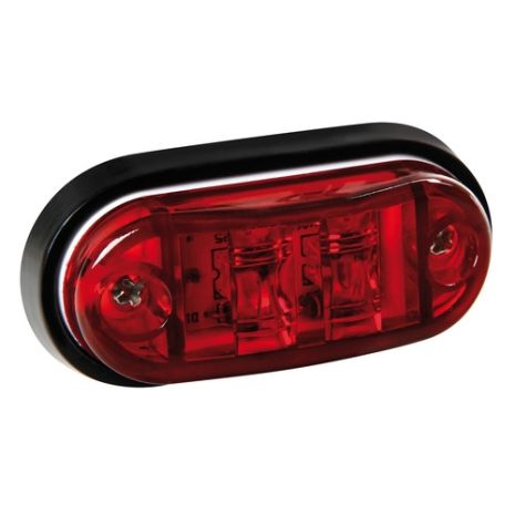 ΦΩΣ ΦΟΡΤΗΓΟΥ 2LED ΚΟΚΚΙΝΟ 24V 72mm Auto Moto Tyres 