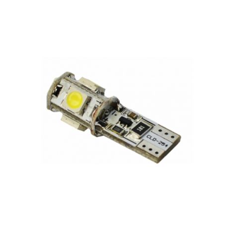 Λάμπα W5W 5xSMD 5050 με CAN-BUS 12V Λευκή 2τεμ. Auto Moto Tyres 