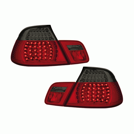 Πισινά Φανάρια diederichs Bmw 3ER E46 Coupe 98-03 (Κόκκινο/Φιμέ-LED) Auto Moto Tyres 