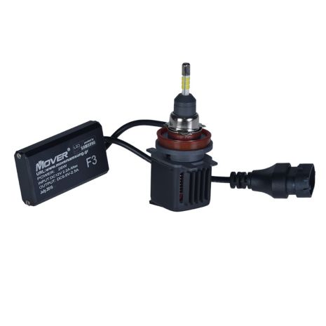 H9 12V 2x26W 6500K 5200lm 12 LED KIT ΣΕΙΡΑ F3 SAMSUNG ΜΕ ΨΥΚΤΡΑ ΚΑΙ ΥΓΡΟ ΚΛΕΙΣΤΟΥ ΚΥΚΛΩΜΑΤΟΣ - 2 ΤΕΜ. Auto Moto Tyres 