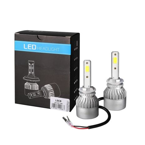 H27 880 LED SET C6 9-32V 6.500K 10.000lm 4 X 10W ΛΑΜΠΑ ΜΕ COB EPISTAR 1021 LED ΚΑΙ ΑΝΕΜΙΣΤΗΡΑΚΙ M-TECH - 2 ΤΕΜ. Auto Moto Tyres 