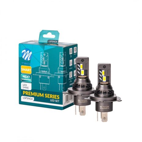 ΛΑΜΠEΣ LED H4 12V 6.000K 35W 4.000lm LED CANBUS CSP3570 PRΕΜΙUM SMART SERIES  M-TECH - 2 ΤΕΜ. Auto Moto Tyres 