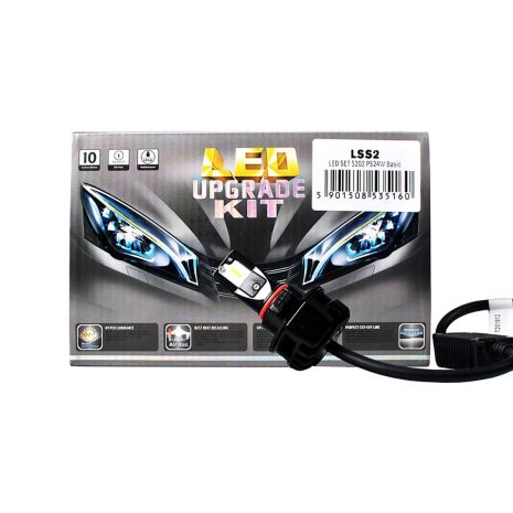 H3 12/24V 16W 5.700K LED KIT BASIC EPISTAR 2ΤΕΜ. (ΜΕ ΑΝΕΜΙΣΤΗΡΑΚΙ ή ΨΥΚΤΡΑ) M-TECH Auto Moto Tyres 