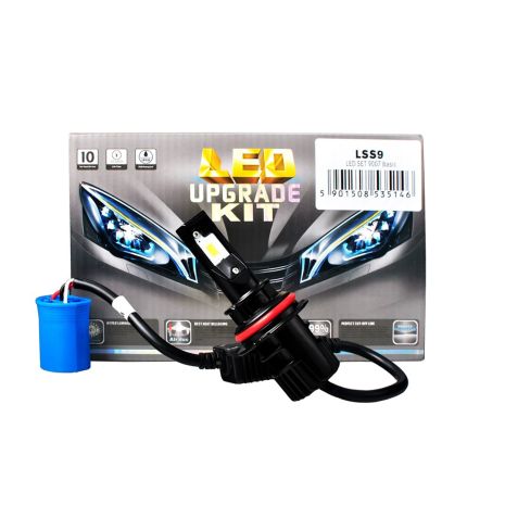 HB5 12/24V 24W 5.700K LED KIT BASIC EPISTAR 2ΤΕΜ. (ΜΕ ΑΝΕΜΙΣΤΗΡΑΚΙ ή ΨΥΚΤΡΑ) M-TECH Auto Moto Tyres 