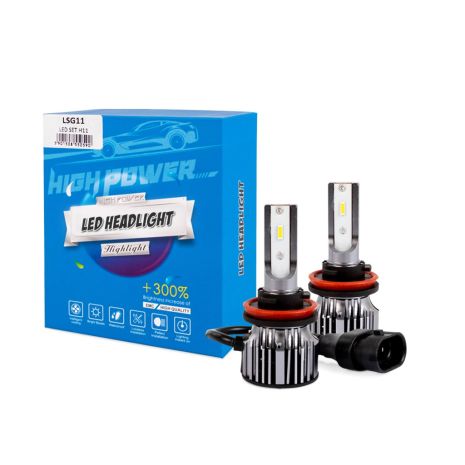 H11  12>24V 6.500K 5.000lm 50W CSP1860 LED LSG SERIES +300% KIT M-TECH - 2 ΤΕΜ. Auto Moto Tyres 