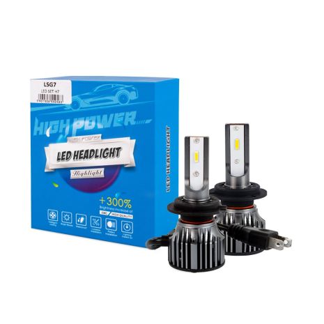 H7  12>24V 6.500K 6.400lm 50W CSP1860 LED LSG SERIES +300% KIT M-TECH - 2 ΤΕΜ. Auto Moto Tyres 