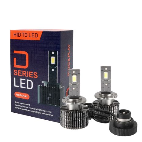 D2S 12V P32d-2 6000K 8.400lm 35W D-SERIES LED PLUG & PLAY KIT CAN-BUS (ΜΕ ΑΝΕΜΙΣΤΗΡΑΚΙ) MTECH - 2ΤΕΜ. Auto Moto Tyres 