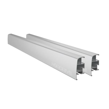 ΤΡΑΒΕΡΣΕΣ ΑΛΟΥΜΙΝΙΟΥ ΠΛΑΙΝΕΣ ΜΗΚΟΣ 120CM ΥΨΟΣ 7CM ΓΙΑ ΣΥΣΤΗΜΑ KARGO RACK NORDRIVE - ΣΕΤ 2 ΤΕΜ Auto Moto Tyres 