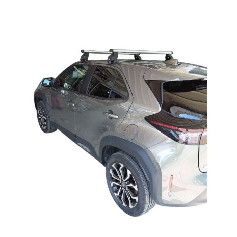 KIT ΜΕ ΜΠΑΡΕΣ ΟΡΟΦΗΣ ΓΙΑ TOYOTA YARIS CROSS XP210 5D 2020+ ΑΛΟΥΜΙΝΙΟΥ MENABO (AL1-3360/ΜΒ-FIX077G) Auto Moto Tyres 