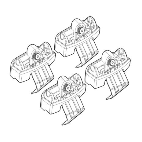 ΑΚΡΑ ΓΙΑ ΜΠΑΡΕΣ NORDRIVE ΓΙΑ VOLVO V50 (no railing) 02/04+ KIT Auto Moto Tyres 