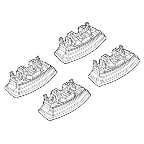 ΑΚΡΑ ΓΙΑ ΜΠΑΡΕΣ NORDRIVE ΓΙΑ KIA CEED 05/12+ KIT Auto Moto Tyres 