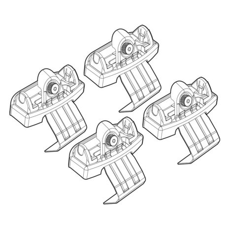 ΑΚΡΑ ΓΙΑ ΜΠΑΡΕΣ NORDRIVE ΓΙΑ RENAULT TWINGO/TWIGO OPENAIR 9/14+ KIT Auto Moto Tyres 