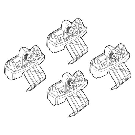 ΑΚΡΑ ΓΙΑ ΜΠΑΡΕΣ NORDRIVE ΓΙΑ VOLVO S90 4D 09/16+ KIT Auto Moto Tyres 