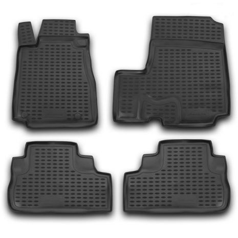 ΜΑΡΚΕ ΠΑΤΑΚΙΑ ΣΕ ΣΚΑΦΗ TPE ΛΑΣΤΙΧΟ ΓΙΑ HONDA CR-V 01/2007-2012  ΣΕ ΜΑΥΡΟ ΧΡΩΜΑ NOVLINE - 4 ΤΕΜ. Auto Moto Tyres 