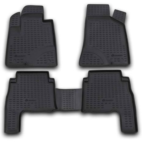 ΜΑΡΚΕ ΠΑΤΑΚΙΑ ΣΕ ΣΚΑΦΗ TPE ΛΑΣΤΙΧΟ ΓΙΑ HYUNDAI SANTA FE 2006-2010  ΣΕ ΜΑΥΡΟ ΧΡΩΜΑ NOVLINE - 4 ΤΕΜ. Auto Moto Tyres 