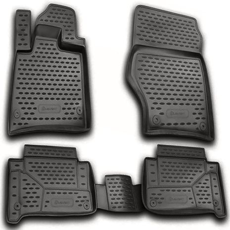 ΜΑΡΚΕ ΠΑΤΑΚΙΑ ΣΕ ΣΚΑΦΗ TPE ΛΑΣΤΙΧΟ ΓΙΑ AUDI Q7 2005-2015  ΣΕ ΑΝΘΡΑΚΙ ΣΚΟΥΡΟ ΓΚΡΙ ΧΡΩΜΑ NOVLINE - 4 ΤΕΜ. Auto Moto Tyres 