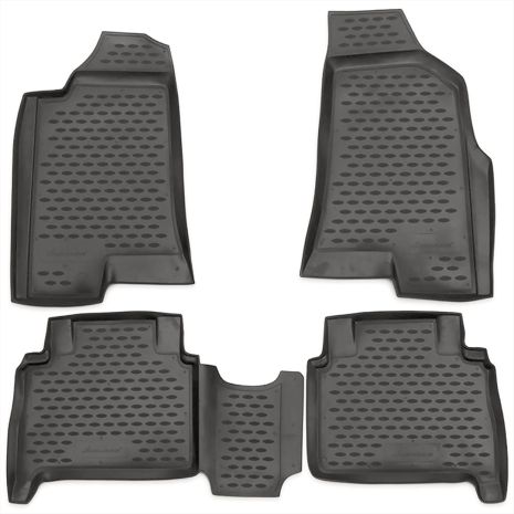 ΜΑΡΚΕ ΠΑΤΑΚΙΑ ΣΕ ΣΚΑΦΗ TPE ΛΑΣΤΙΧΟ ΓΙΑ HUMMER H3 08/2005-02/2010  ΣΕ ΑΝΘΡΑΚΙ ΣΚΟΥΡΟ ΓΚΡΙ ΧΡΩΜΑ NOVLINE - 4 ΤΕΜ. Auto Moto Tyres 