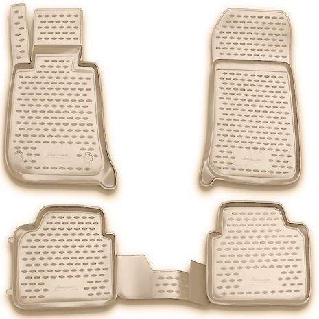 ΜΑΡΚΕ ΠΑΤΑΚΙΑ ΣΕ ΣΚΑΦΗ TPE ΛΑΣΤΙΧΟ ΓΙΑ BMW ΣΕΙΡΑ 3 E90 2007-2012  ΣΕ ΜΠΕΖ ΧΡΩΜΑ NOVLINE - 4 ΤΕΜ. Auto Moto Tyres 