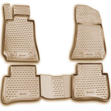 ΜΑΡΚΕ ΠΑΤΑΚΙΑ ΣΕ ΣΚΑΦΗ TPE ΛΑΣΤΙΧΟ ΓΙΑ MERCEDES E CLASS W212 2009-2016  ΣΕ ΜΠΕΖ ΧΡΩΜΑ NOVLINE - 4 ΤΕΜ. Auto Moto Tyres 