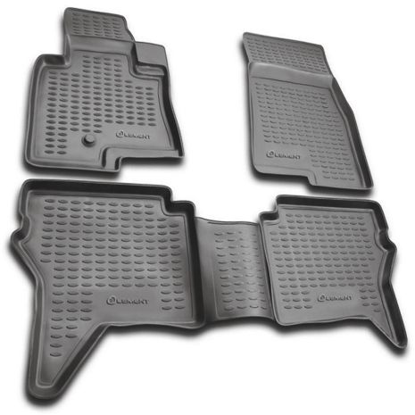 ΜΑΡΚΕ ΠΑΤΑΚΙΑ ΣΕ ΣΚΑΦΗ TPE ΛΑΣΤΙΧΟ ΓΙΑ MITSUBISHI PAJERO 3D 11/2006-2019  ΣΕ ΑΝΘΡΑΚΙ ΣΚΟΥΡΟ ΓΚΡΙ ΧΡΩΜΑ NOVLINE - 4 ΤΕΜ. Auto Moto Tyres 