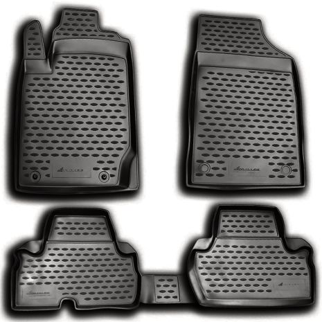 ΜΑΡΚΕ ΠΑΤΑΚΙΑ ΣΕ ΣΚΑΦΗ TPE ΛΑΣΤΙΧΟ ΓΙΑ MITSUBISHI L200 2D 04/2010-2015  ΣΕ ΑΝΘΡΑΚΙ ΣΚΟΥΡΟ ΓΚΡΙ ΧΡΩΜΑ NOVLINE - 4 ΤΕΜ. Auto Moto Tyres 