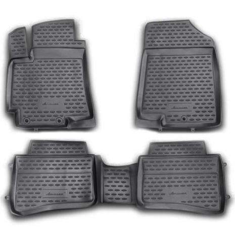 ΜΑΡΚΕ ΠΑΤΑΚΙΑ ΣΕ ΣΚΑΦΗ TPE ΛΑΣΤΙΧΟ ΓΙΑ KIA RIO 5D 09/2011-2017  ΣΕ ΜΑΥΡΟ ΧΡΩΜΑ NOVLINE - 4 ΤΕΜ. Auto Moto Tyres 