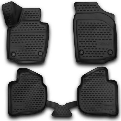 ΜΑΡΚΕ ΠΑΤΑΚΙΑ ΣΕ ΣΚΑΦΗ TPE ΛΑΣΤΙΧΟ ΓΙΑ SKODA RAPID 4D 2013+  ΣΕ ΜΑΥΡΟ ΧΡΩΜΑ NOVLINE - 4 ΤΕΜ. Auto Moto Tyres 
