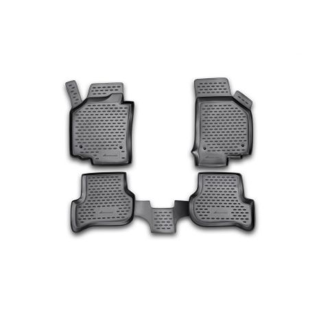 ΜΑΡΚΕ ΠΑΤΑΚΙΑ ΣΕ ΣΚΑΦΗ TPE ΛΑΣΤΙΧΟ ΓΙΑ SEAT LEON 2005-2013  ΣΕ ΜΑΥΡΟ ΧΡΩΜΑ NOVLINE - 4 ΤΕΜ. Auto Moto Tyres 