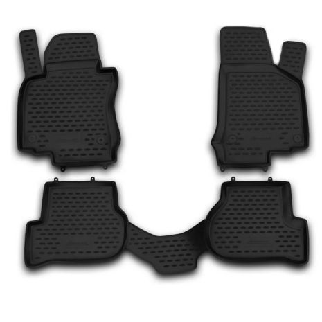 ΜΑΡΚΕ ΠΑΤΑΚΙΑ ΣΕ ΣΚΑΦΗ TPE ΛΑΣΤΙΧΟ ΓΙΑ SKODA OCTAVIA 5 09/2004-2013  ΣΕ ΜΑΥΡΟ ΧΡΩΜΑ NOVLINE - 4 ΤΕΜ. Auto Moto Tyres 