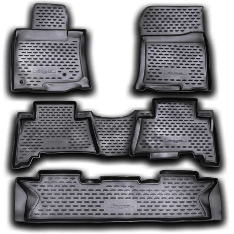ΜΑΡΚΕ ΠΑΤΑΚΙΑ ΣΕ ΣΚΑΦΗ TPE ΛΑΣΤΙΧΟ ΓΙΑ TOYOTA LAND CRUISER 5D 11/2009+  ΣΕ ΑΝΘΡΑΚΙ ΣΚΟΥΡΟ ΓΚΡΙ ΧΡΩΜΑ NOVLINE - 5 ΤΕΜ. Auto Moto Tyres 