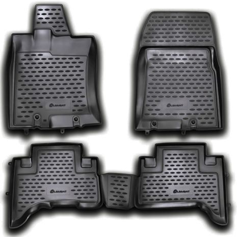 ΜΑΡΚΕ ΠΑΤΑΚΙΑ ΣΕ ΣΚΑΦΗ TPE ΛΑΣΤΙΧΟ ΓΙΑ TOYOTA FJ-CRUISER 2006+  ΣΕ ΑΝΘΡΑΚΙ ΣΚΟΥΡΟ ΓΚΡΙ ΧΡΩΜΑ NOVLINE - 4 ΤΕΜ. Auto Moto Tyres 
