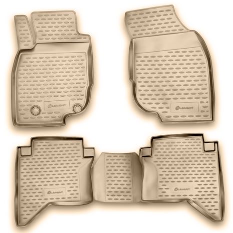 ΜΑΡΚΕ ΠΑΤΑΚΙΑ ΣΕ ΣΚΑΦΗ TPE ΛΑΣΤΙΧΟ ΓΙΑ TOYOTA HILUX 2011-2015  ΣΕ ΜΠΕΖ ΧΡΩΜΑ NOVLINE - 4 ΤΕΜ. Auto Moto Tyres 