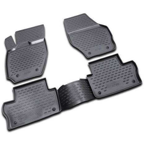 ΜΑΡΚΕ ΠΑΤΑΚΙΑ ΣΕ ΣΚΑΦΗ TPE ΛΑΣΤΙΧΟ ΓΙΑ VOLVO XC60 11/2008-2017  ΣΕ ΜΑΥΡΟ ΧΡΩΜΑ NOVLINE - 4 ΤΕΜ. Auto Moto Tyres 