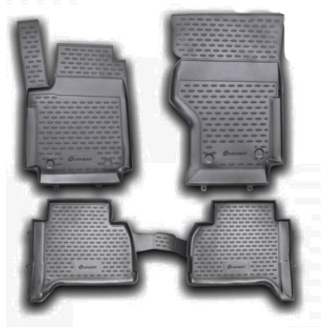 ΜΑΡΚΕ ΠΑΤΑΚΙΑ ΣΕ ΣΚΑΦΗ TPE ΛΑΣΤΙΧΟ ΓΙΑ VW AMAROK 2010+  ΣΕ ΜΑΥΡΑ ΧΡΩΜΑ NOVLINE - 4 ΤΕΜ. Auto Moto Tyres 