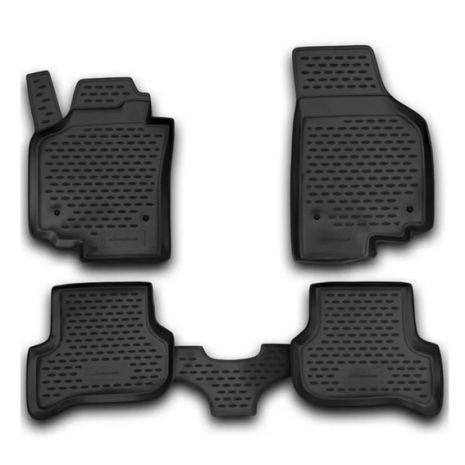 ΜΑΡΚΕ ΠΑΤΑΚΙΑ ΣΕ ΣΚΑΦΗ TPE ΛΑΣΤΙΧΟ ΓΙΑ SEAT ALTEA 04/2004+   ΣΕ ΜΑΥΡΟ ΧΡΩΜΑ NOVLINE - 4 ΤΕΜ. Auto Moto Tyres 