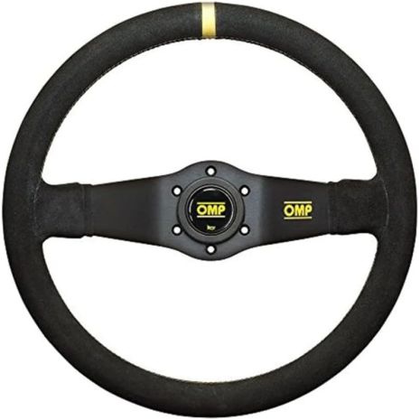 ΤΙΜΟΝΙ RALLY ΔΙΛΑΜΟ SUEDE  350ΜΜ ΒΑΘΟΣ 95ΜΜ OMP - 1 ΤΕΜ. Auto Moto Tyres 