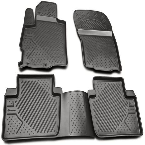 ΜΑΡΚΕ ΠΑΤΑΚΙΑ ΣΕ ΣΚΑΦΗ TPE ΛΑΣΤΙΧΟ ΓΙΑ PEUGEOT 4007 07/07+  (ΑΝΘΡΑΚΙ/ΣΚΟΥΡΟ ΓΚΡΙ) Auto Moto Tyres 